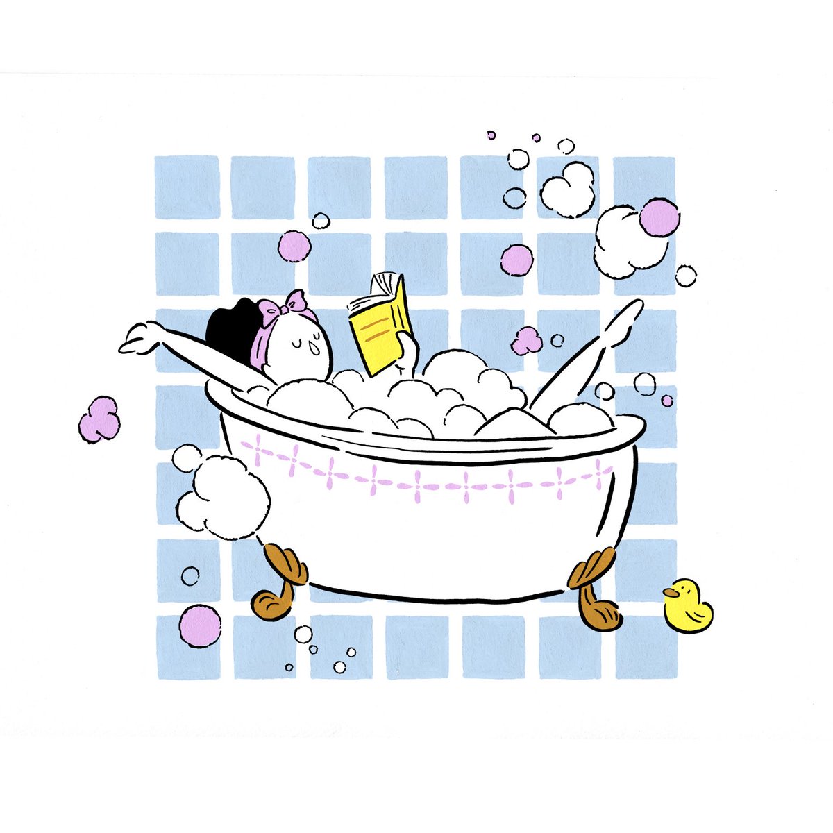 Fumiishiwata Illustration バスタイム Illustration Fumiishiwata Girl Illustrator Bathtime Painting Drawing Drink Sketchbook Art イラスト イラストレーター イラスト好きな人と繋がりたい バスタイム 女の子イラスト ステイホーム