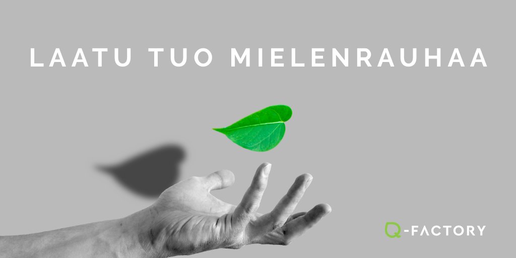 Tarvitsetko laadunvarmistuksen ja testauksen asiantuntijan tai tiimin päiviksi, kuukausiksi tai vuosiksi turvaamaan ohjelmistosi tulevaisuuden? Meiltä sen saat!

Tutustu laatutaloomme: ow.ly/ineS50zH2Yq

#qfactory #laatutuomielenrauhaa #rpa #testaus #laadunvarmistus