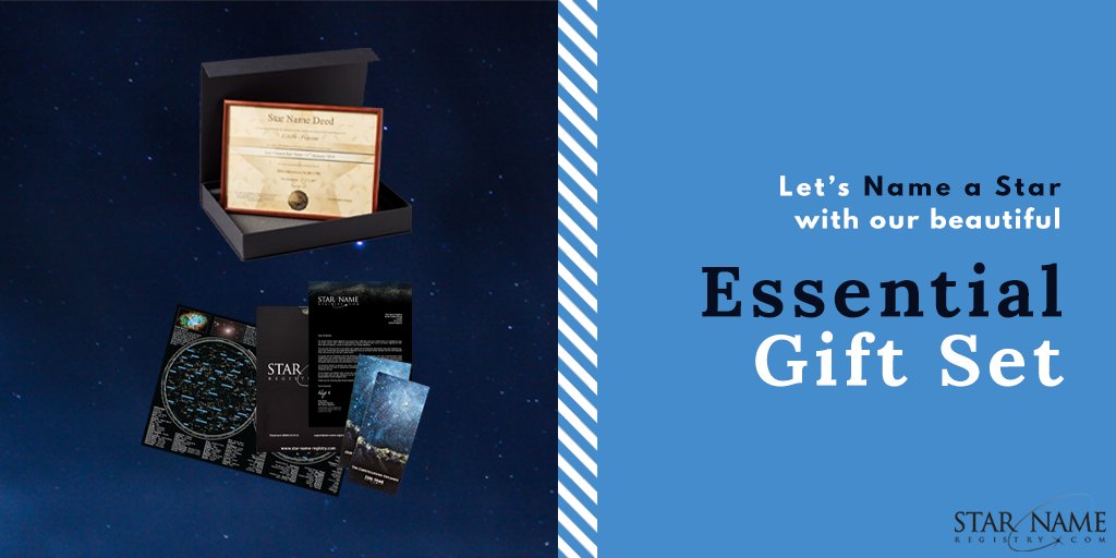 StarNameRegCA's tweet photo. Make your #lovedones feel close to you by naming them a #star with our Essential #Gift Set 💞✨
Code: “REMIND20” to get 20% OFF
Shop 👉 https://t.co/8fGKgJStGM https://t.co/NuVQIDmGLF
