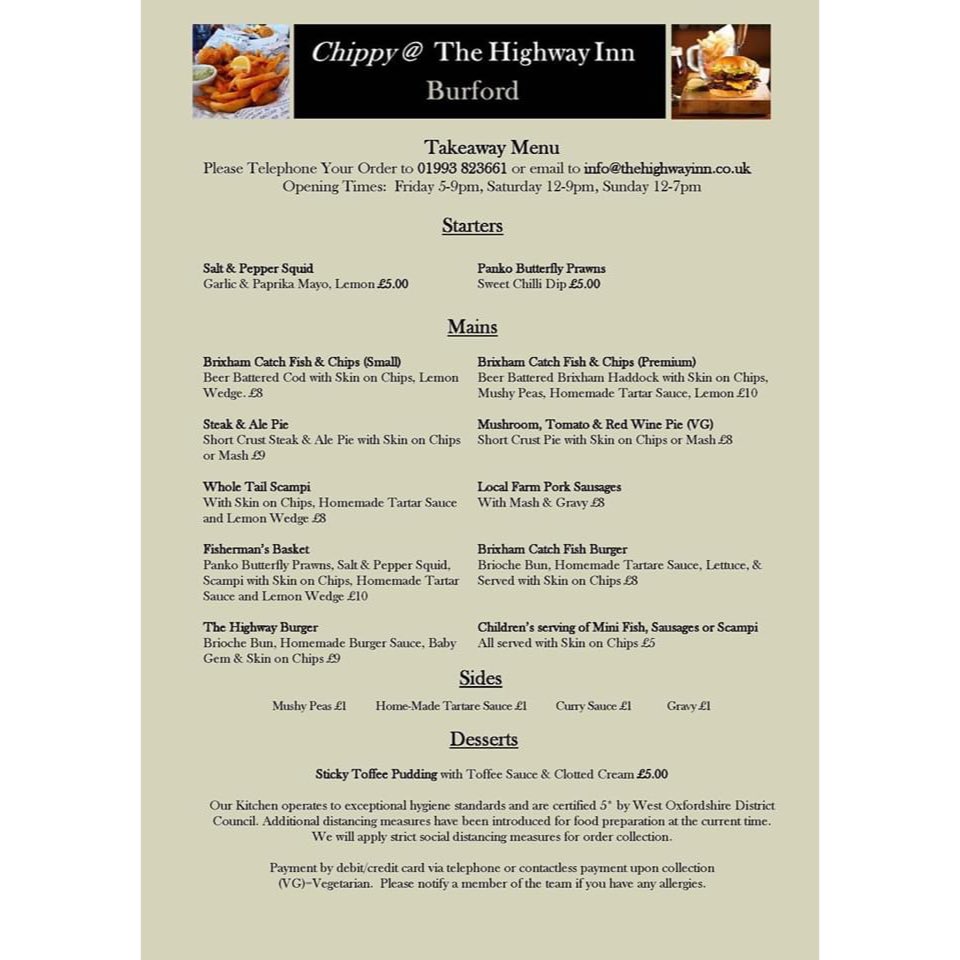 We are now taking orders for this weekend