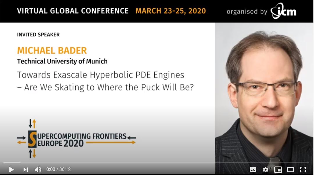 Cheese_CoE's tweet photo. Can we successfully develop simulation software that will run efficiently on the #supercomputers of 2030โโ ChEESEยดs Michael Bader explains how we are preparing #ExaHyPE and #SeisSol for #exascale. #SCFE20
Check it out โก๏ธ https://t.co/rlYNZNxkQw https://t.co/CwISnTnmql