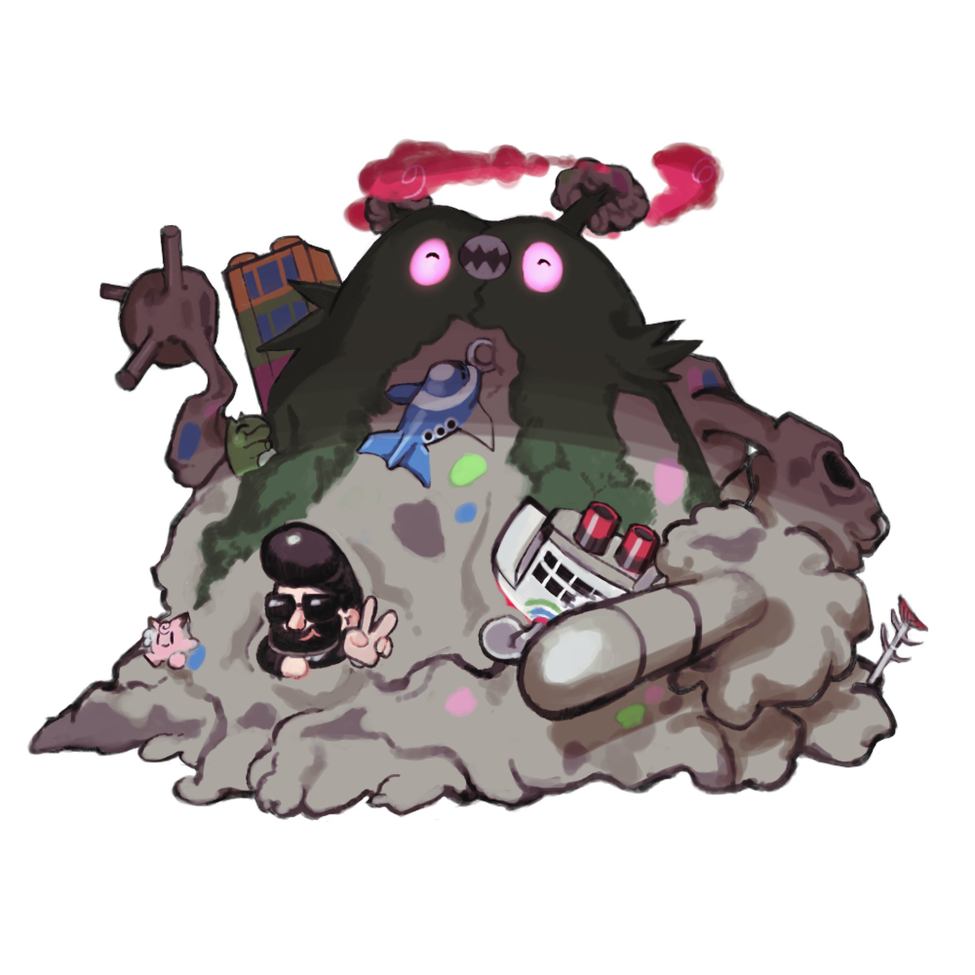 あゆみん Al Twitter キョダイマックスダストダスくんのイラストもらいました T Co L7cpoh2j2g Twitter