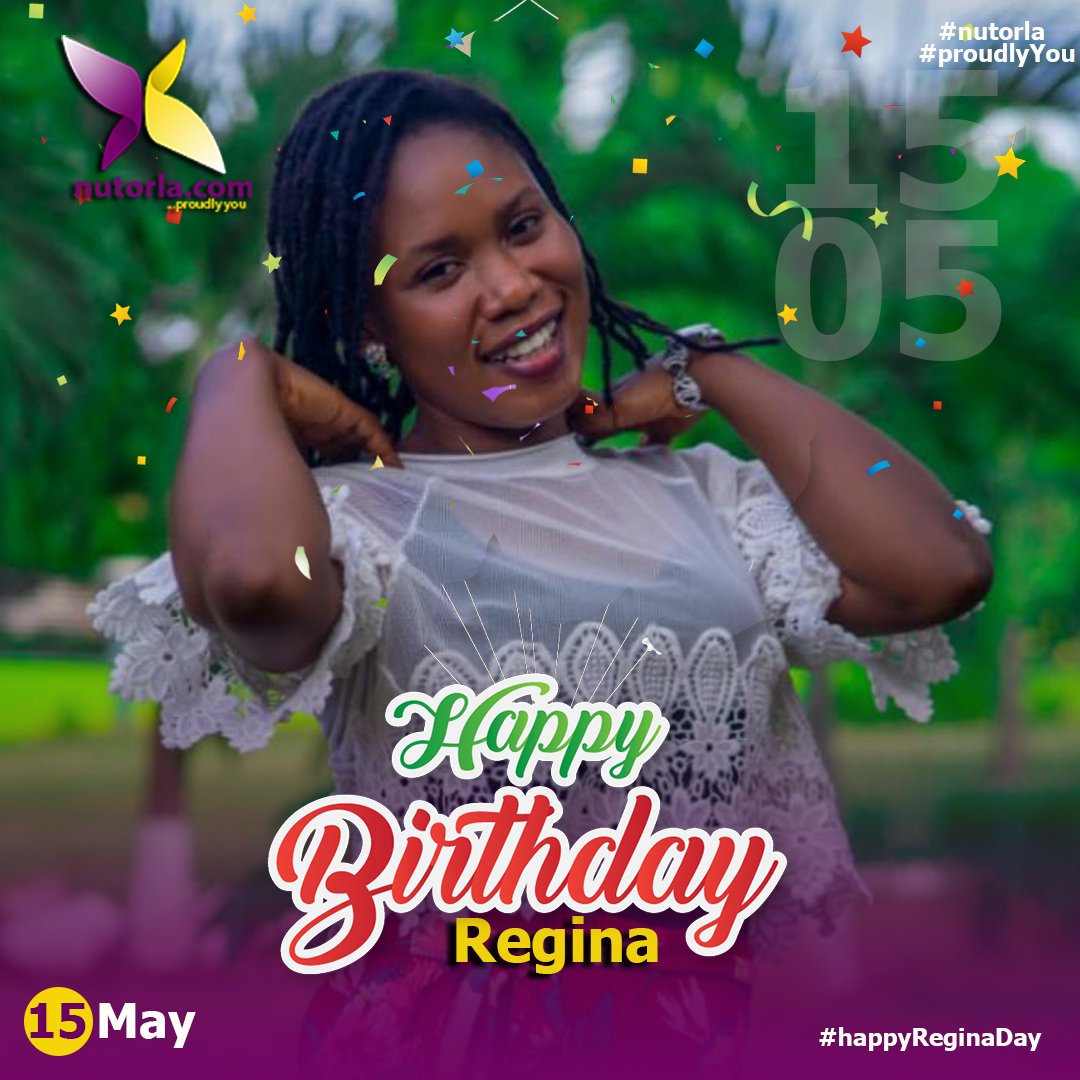 nutorla's tweet photo. Happy Birthday our Dep.P.R.O https://t.co/V61Uz8aJJM,Regina Buamah...Words are failing Us to Describe you....You are Gem #TeamNutorla is proud to have you...Enjoy you day #nutorla #proudlyYou #happyReginaDay https://t.co/wnyj6XFlJ4