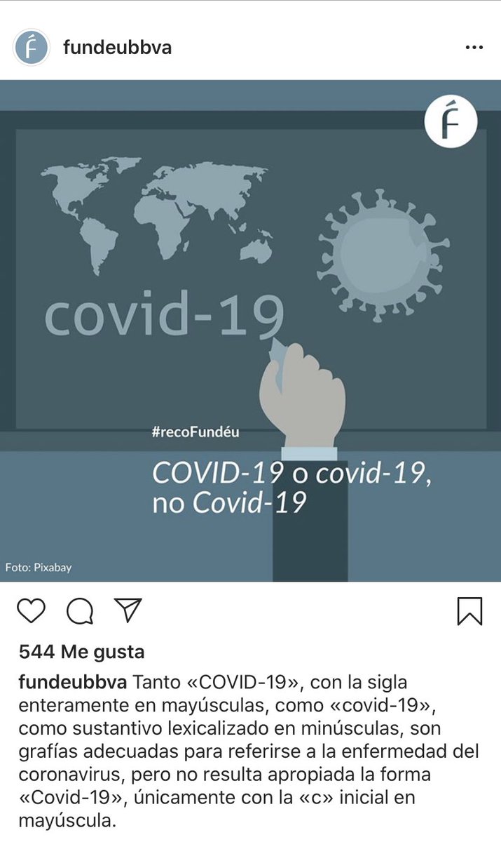 AprendeconMaria's tweet photo. (1/3) La covid o el covid? ¿Covid, COVID o covid? 
Vayamos con la primera pregunta. “COVID” son las siglas en inglés de “coronavirus disease” (enfermedad del coronavirus), por lo tanto es un sustantivo femenino (enfermedad): “la covid”. https://t.co/DZVk8oFtAp