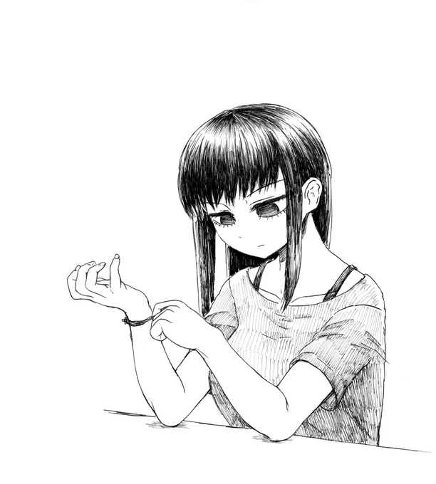 手と前腕を描きたかった 