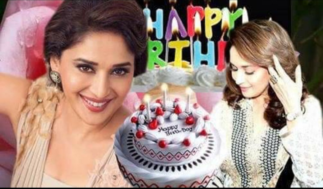 Happy Birthday Glamorous madhuri Dixit  