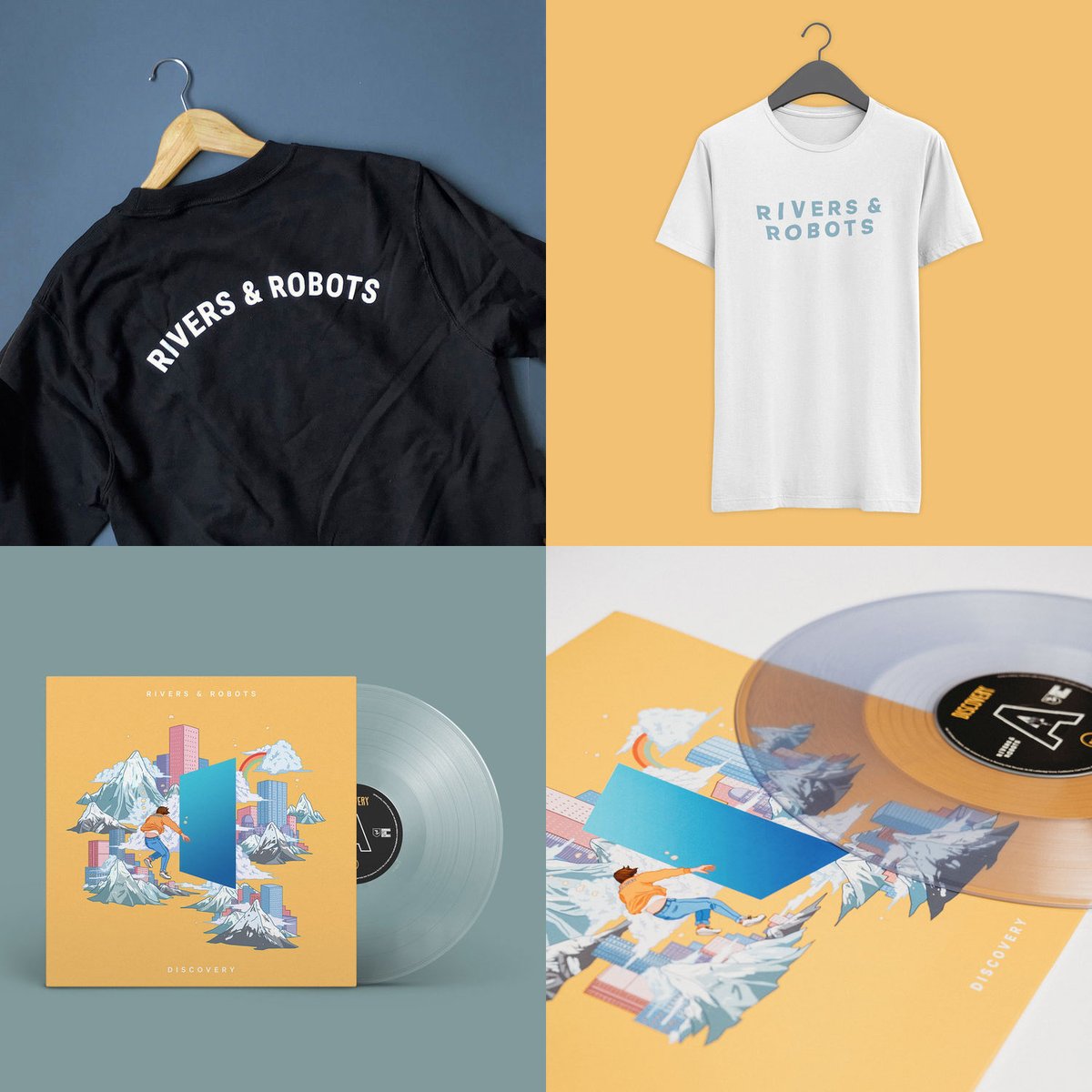 Thank you to everyone who has continued to support our music through buying our merch! We are still sending out merch orders, just a little more slowly as we're limiting our time in the office due to the lockdown. T-shirts, CDs and vinyl all available here riversandrobots.com/merch