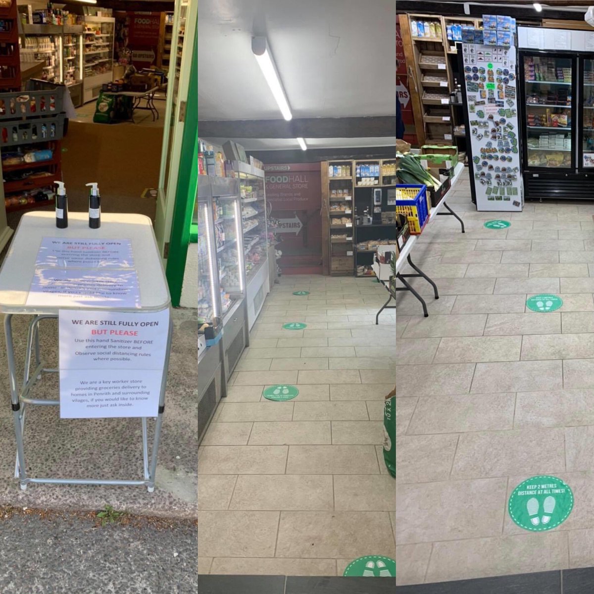 Why not come and do your exercise in Pooley bridge? Then do some shopping at the same time supporting a LOCAL business stocked by LOCAL suppliers, we have strict social distancing measures in place.