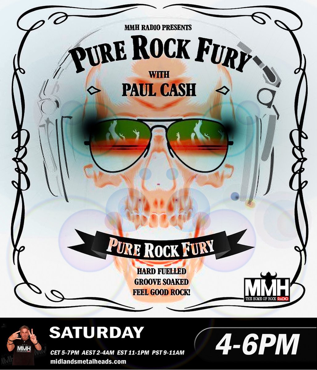 MMH_Radio's tweet photo. *WORLD EXCLUSIVE*
Join Paul Cash for some PURE ROCK FURY, Saturdays 4-6pm.
This week we have a WORLD EXCLUSIVE from Norwegian Rock n Rollers #WTBB
5 new releases from #Deepshade, @reignwolf
@ScarletRebels @circus_66 @BLACKRAINBOWSii
#1of2 https://t.co/IvtJJaWTcc
