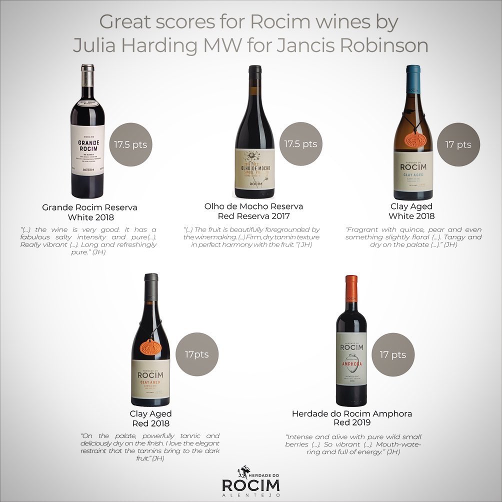 Pedro_B_Ribeiro's tweet photo. Great scores for Rocim wines by Julia Harding for Jancis Robinson #rocim #herdadedorocim #juliaharding #jancisrobinson https://t.co/TolCj2i39U