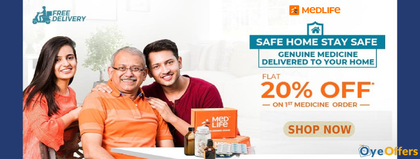 OyeOffers's tweet photo. #StaySafeStayHome Order #medicines and get 20% OFF at #Medlife

SHOP NOW: https://t.co/tSopUuNDjX

#FridayVibes #StayHome #onlineshopping #SafeAtHome #oyeoffers https://t.co/eITCrVBKTx
