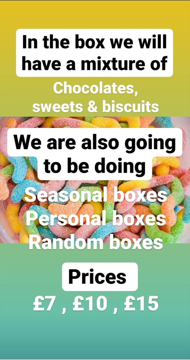 sweetbox2020's tweet photo. Check us out! Facebook &amp; Instagram! https://t.co/2itsvlVS75