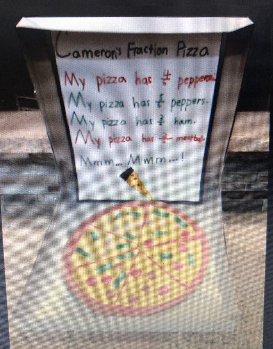 bonaventuraWFS's tweet photo. More... 🍕#FractionPizza🍕Students did an AMAZING job with their projects!!!😍👏We❤️Math!!!#LearningIsFun #SuperSecondGraders Way to go!!! @wfschool https://t.co/89YmvoScR9