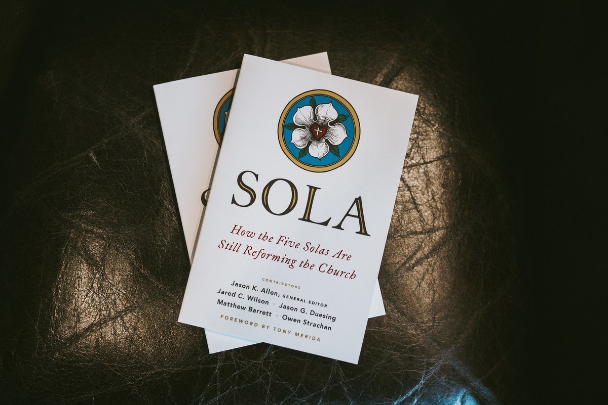 PreachingJKA's tweet photo. Free Book Friday: Retweet for a chance to receive a copy of SOLA: How the Five Solas Are Still Reforming the Church : @jaredcwilson @JGDuesing @MattMBarrett @ostrachan https://t.co/3Px3BTvbTd
