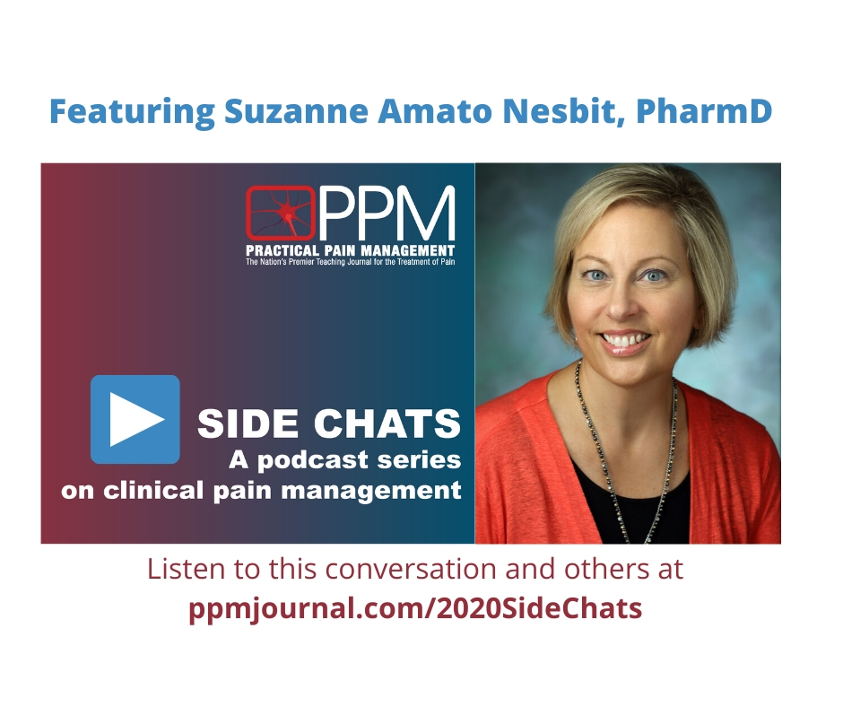 PracticalPain's tweet photo. The latest in our Side Chat series focuses on the role of physicians &amp; community pharmacists in opioid stabilization. Plus, how #COVID19 #pandemic is revealing clinical disparities in the #chronicpain patient population. @JeffreyFudin @suznesbit https://t.co/vU0DQazSgg https://t.co/mStWWTd2MM