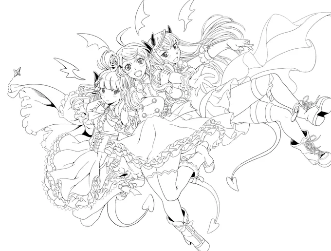 ㉑絵で得意なところ!
線画!!! 