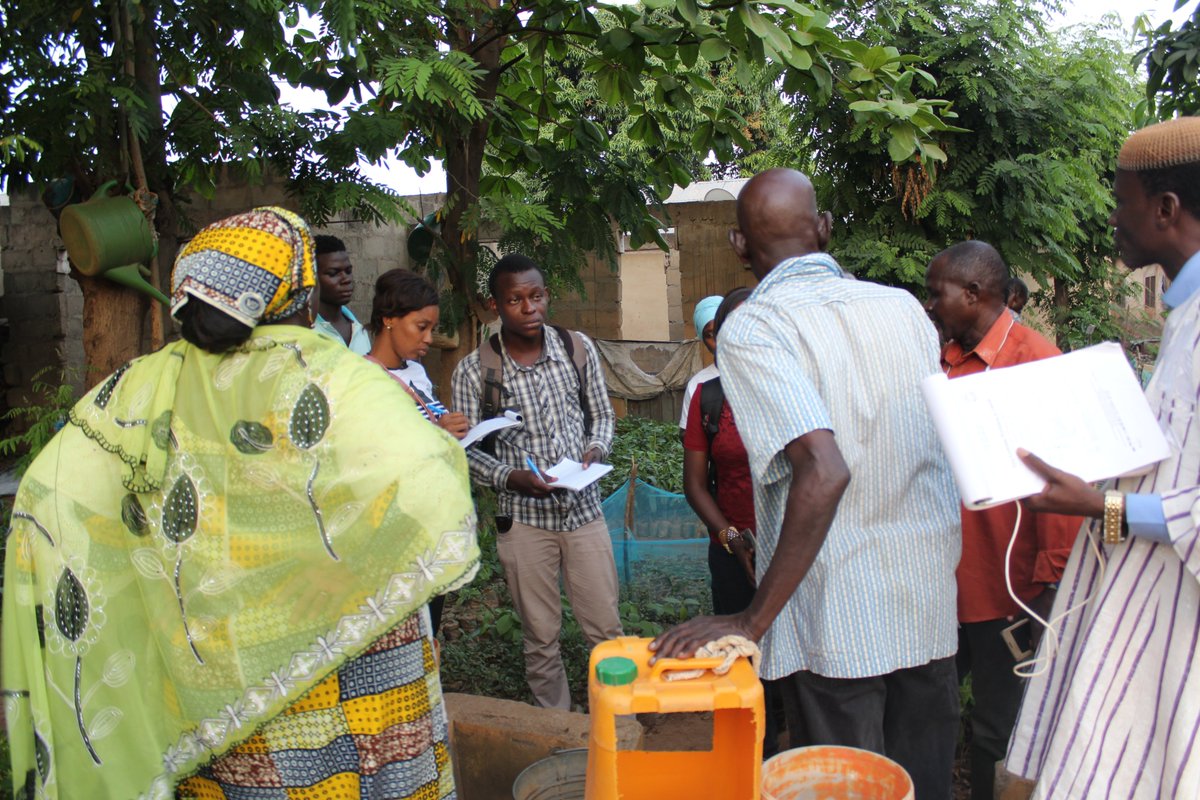 PGreenBuilders's tweet photo. 7-Stakeholders of Ouagadougou interacting with stakeholders of Tamale, including plant nurseries owners at the experimental site of tree nurseries in the city of Tamalé 

#wastemanagement
 #wasterecycling
 #wasterepurposing
#sanfo.s@wascal.org https://t.co/1RkYregWhH