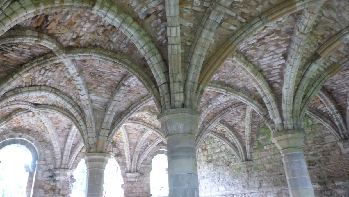 Buildwas Abbey, not really a very important Cistercian house in the scheme of things, dissolved 1536, but there's a helluva lot of it left, including a vaulted E range.