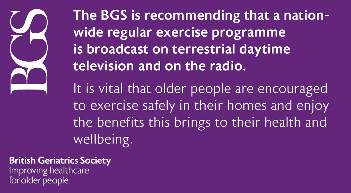 British Geriatrics Society tweet media