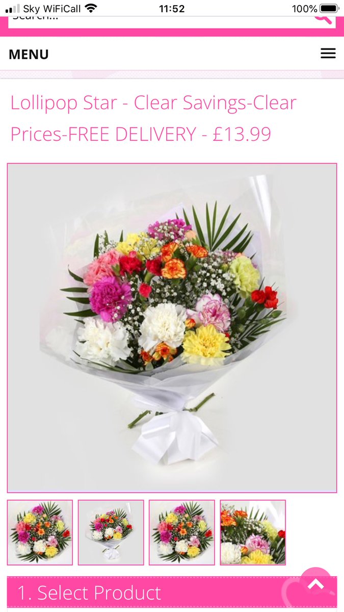 auldcrip's tweet photo. Do not buy from Lovely Flora World I paid for 50% extra flowers and you can compare the website photo against what I received. I was widowed 5 weeks ago and wanted something pretty in the house which my husband would have chosen for me #fail https://t.co/QAcDEqyYwd