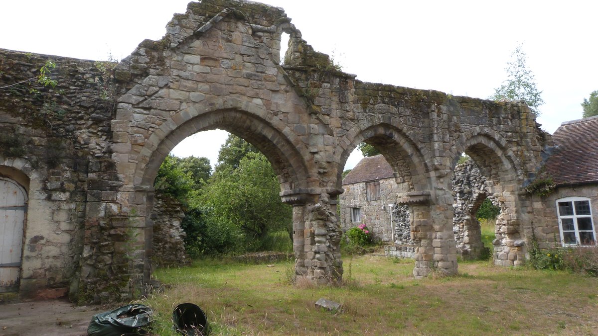 The big scandal here is that EH couldn't afford the piddling 850k to buy the abbot's lodgings/remains of infirmary range when it came up for sale recently, after being Ironbridge Power Station's social club (and in the Moseley family but that doesn't tend to get mentioned)