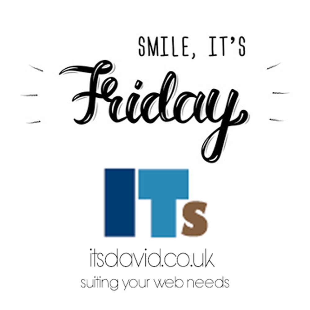 ITsDavid_Web's tweet photo. #SmileItsFriday #Friday #StaySafe 

Visit: https://t.co/9fZ21ZhIsQ https://t.co/XOAUws0dru