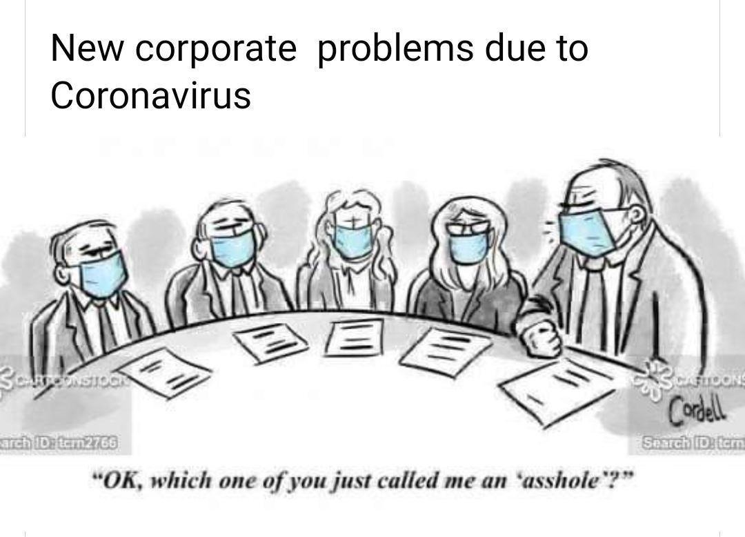ConnectHemanth's tweet photo. New Corporate Problems due to fear of Corona Virus 😂🤣

Not sure, how many of us are gonna utilize this opportunity 😉😂😇

Please like❤️ &amp; RT 🔁 to spread this idea 🤝

#Trending  #Lockdown #MaskUp  #CoronaVirus https://t.co/GZS2txoidZ