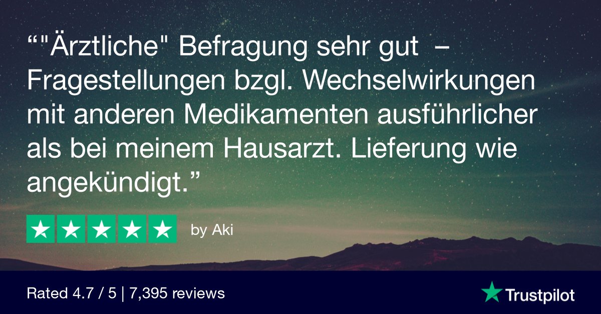 Auf Trustpilot gibt es zahlreiche Kundenbewertungen über unseren Service.