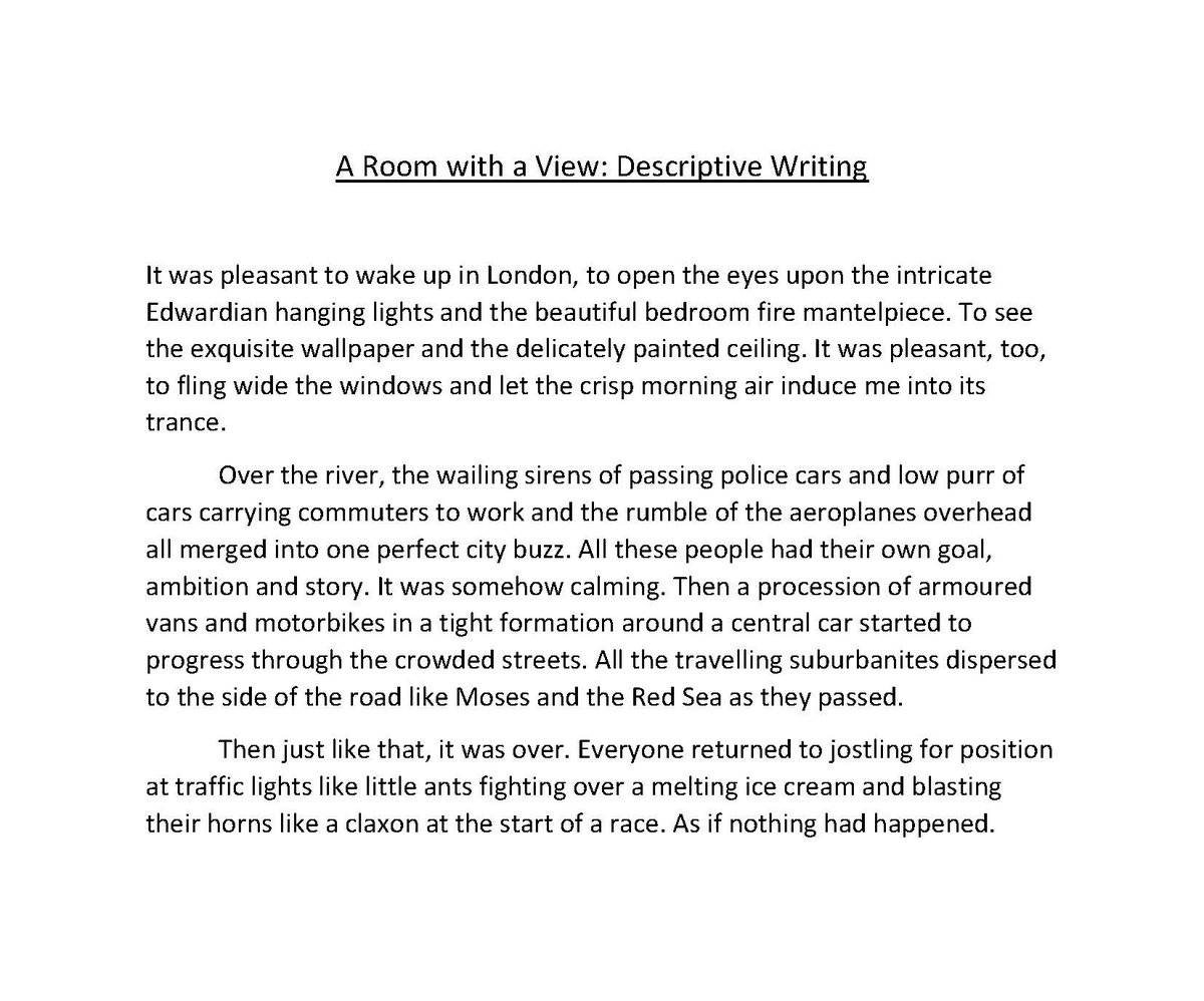 CDPStoday's tweet photo. Today we share more writing from Year 8, describing a view from a window, in the style of EM Forster. Thank you Nigel in Ghana, Herbie in London and Ben in Rio. Travelling vicariously, courtesy of our pupils!

@CDPSenglish #RoomWithAView #Year8english https://t.co/kvWtsAsL3o