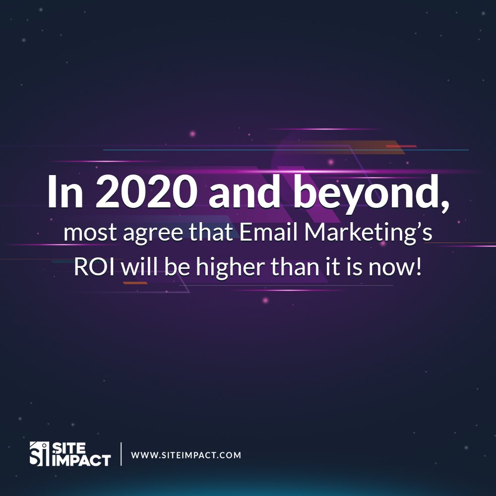 SiteImpact's tweet image. #FridayFact ~ Email continues to rise. #EmailMarketing #TargetedEmail #SiteImpact