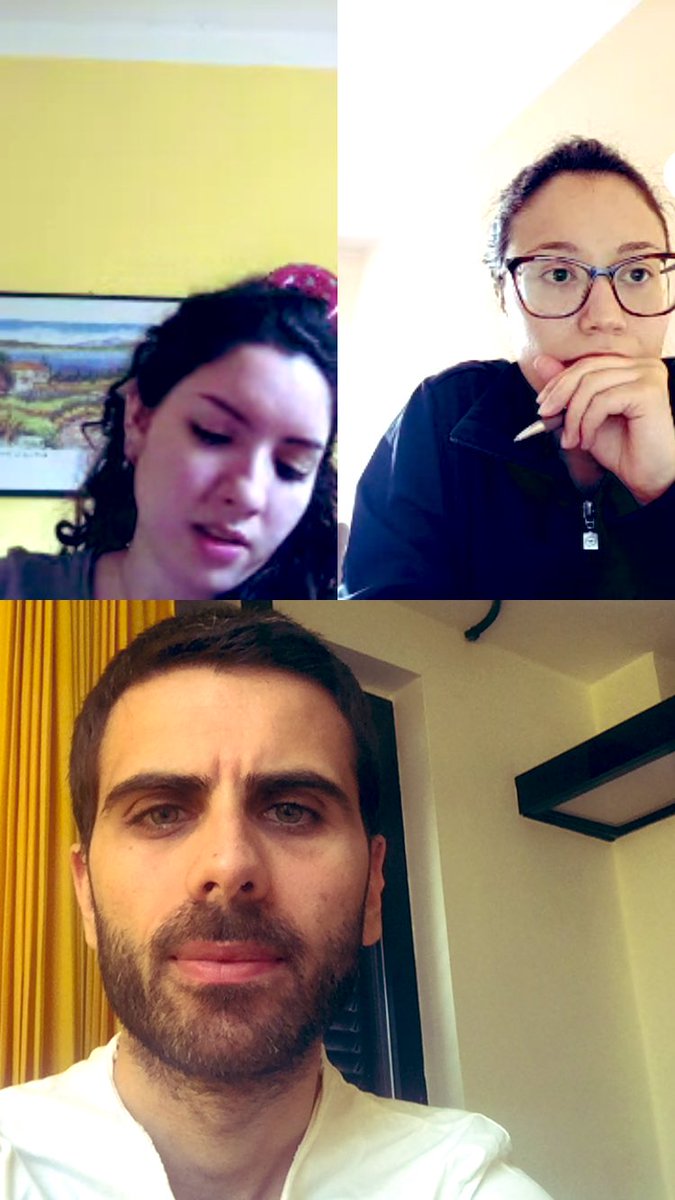 AndreCarbons's tweet photo. I gruppi di lavoro al tempo del #coronavirus.
#lavoroagile #contrattazione
@adaptland
#phd_andc https://t.co/aN0mtPCO3L