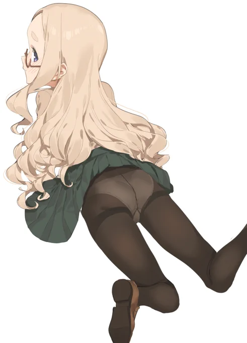 #タイツの日 実はこっそり好きです…というかタイツ尻しか描いてないな!! 