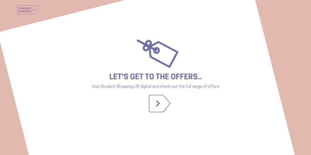 studentshopping's tweet photo. Introducing Student Shopping UK digital.. Access discounts year round from all your favourite retailers https://t.co/Vd7CXRsbpb https://t.co/if1GAXcfms