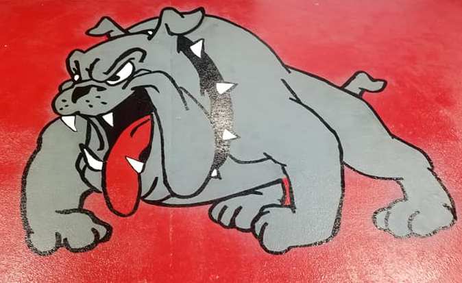 PitCentralHS's tweet photo. The new "Pug" logo on the football locker room floor was a lot of hard work, but well worth it! @CHSFOOTBALL10
#ChangeIsGood #CHSFutureSoBright #BulldogNation @CentralBulldog https://t.co/IMXE0Mtx0r