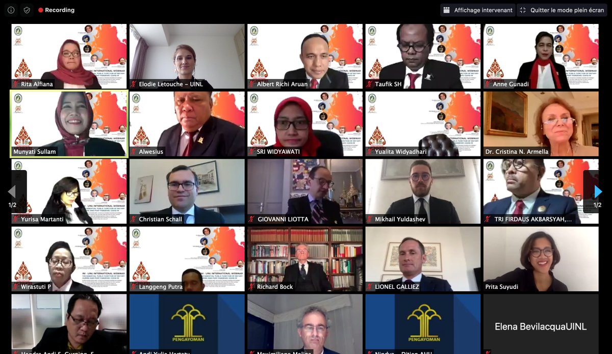 What a success! The first #international #Webinar organized by the Indonesian Notaries and <a href="/uinl_org/">UINL</a> brought together more than 900 participants from around 15 countries from all continents on "the essential public service of the #notary during and post- #Covid19 pandemic".