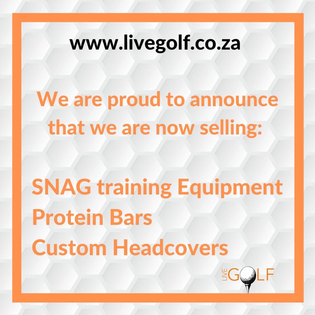 livegolfsa's tweet photo. Missing golf??
Check out https://t.co/BmKlviSspi to get some protein bars or some snag equipment for the house ππ»ββοΈ
#protein #snag #golf #golftravel #customheadcovers #southafrica #Entrepreneur https://t.co/h3sFXzTjEY