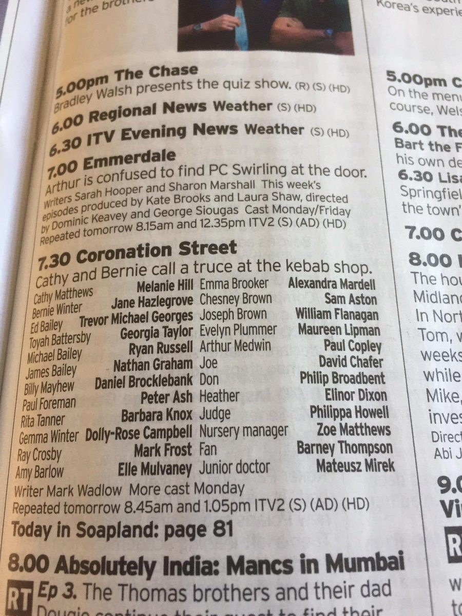 ElinorJosephine's tweet photo. I’m in Coronation Street tonight and Monday!! Definitely the best thing to happen to me this year 😂 ...thank you @Brynmoor for the opportunity! 😘🤩 https://t.co/YQc4V8IzAN
