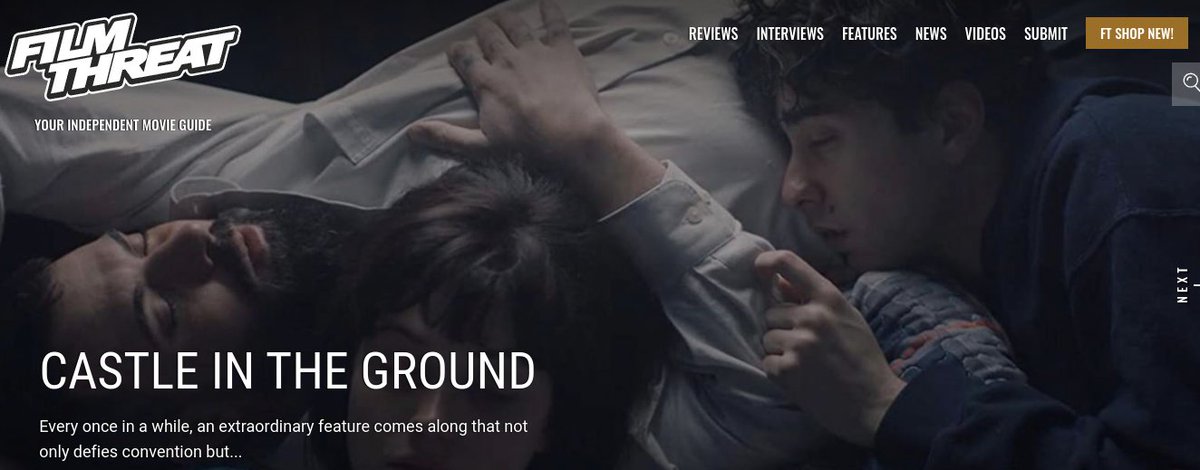 FilmThreat's tweet photo. “…he succumbs to spiraling down into oblivion…swiftly discovering a kindred spirit in Ana…” Alex Saveliev is left floored by Castle In The Ground.
https://t.co/kXuNfq3bO6 #SupportIndieFilm #CastleInTheGround #Drama https://t.co/9vd8mpfFKc