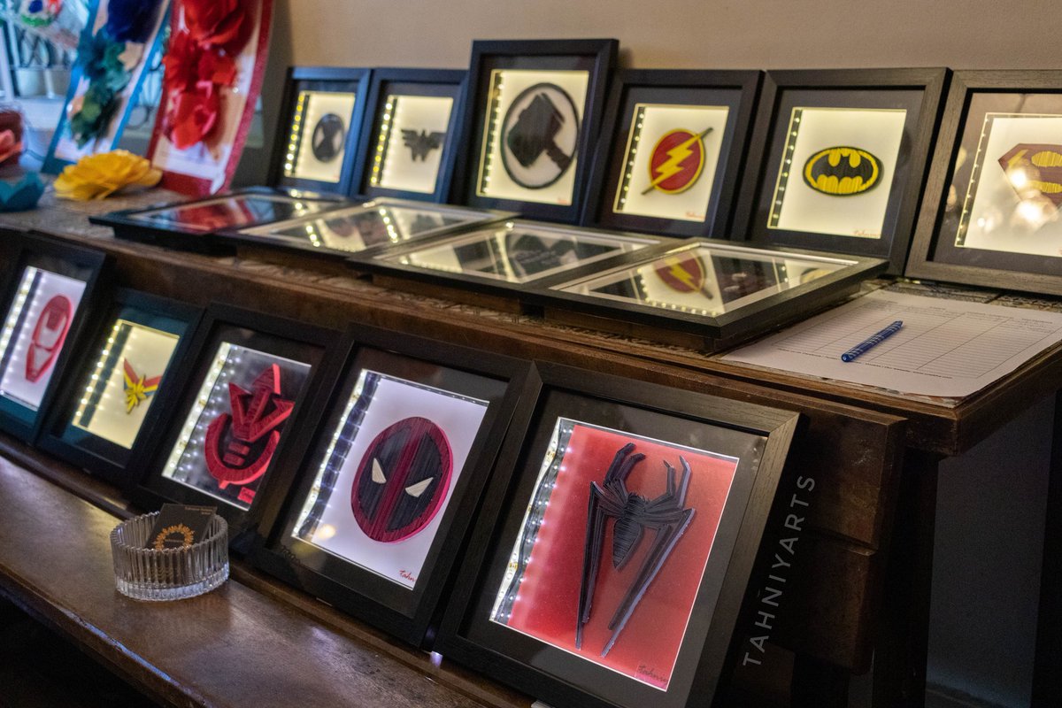 Tahniyarts's tweet photo. #PulpkeyXYou #Pulpkey 
I believe making art takes us out of our chaotic schedule and fills one up with utmost serenity.
#ArtistOnTwitter #art #quilling #MARVEL #DC #superheros #IronMaiden #SpiderMan #Deadpool #Thor #FLASH #Batman #superman #WonderWoman #BlackWidow #CaptainMarvel https://t.co/3Fzpcr0Er1