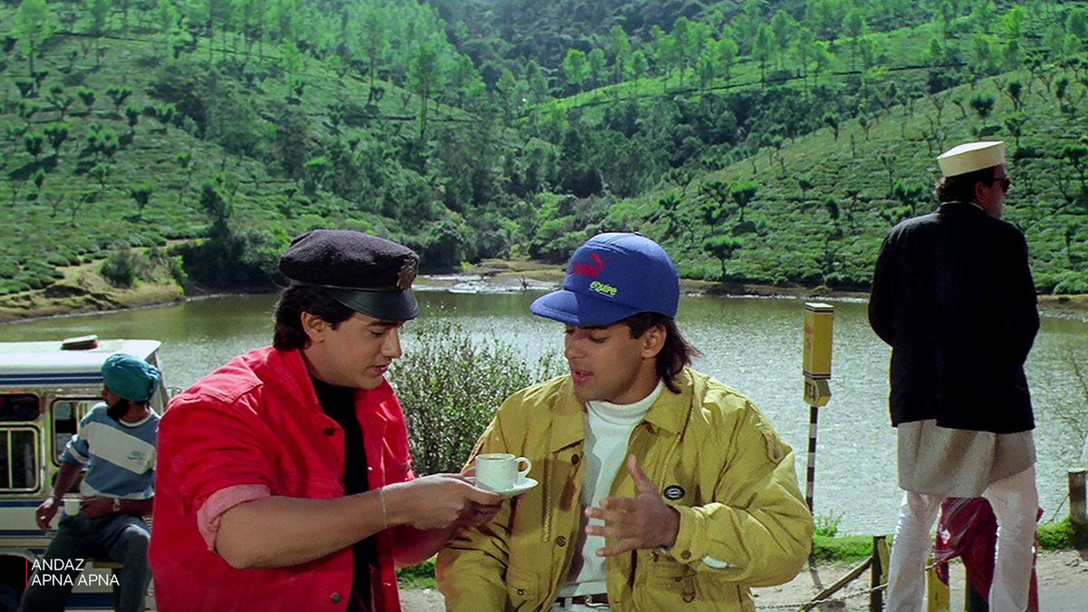 NetflixIndia's tweet photo. Haila, weโre feeling some #90sNostalgia so we thought weโd throw it back by live-tweeting Andaz Apna Apna.
Join us on Twitter as we #WatchAndazApnaApna at 5:30 PM tomorrow!
Bring chai! https://t.co/X53yoGvqxM