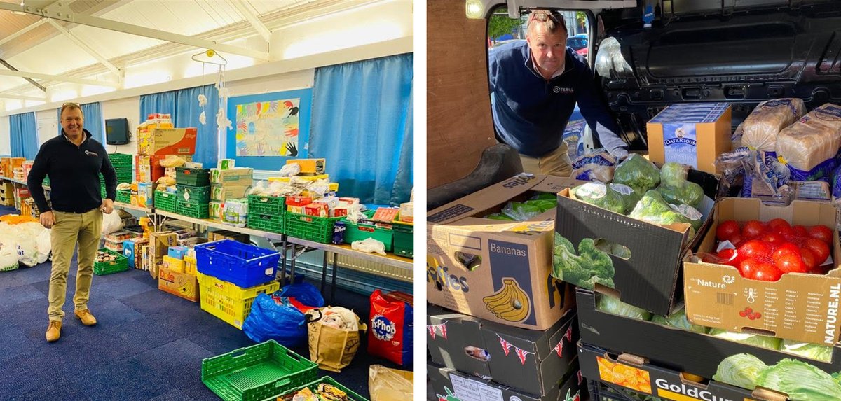 CotterillCivils's tweet photo. We recently delivered donations from us &amp; other farms to a @TrusselTrust food bank. Big thanks to Meadow Farm, Mullensgrove Farm &amp; Overgreen Farm. https://t.co/hoL19rCStf

#Donations #foodbank #foodbankfriday https://t.co/omkVPrwDFf