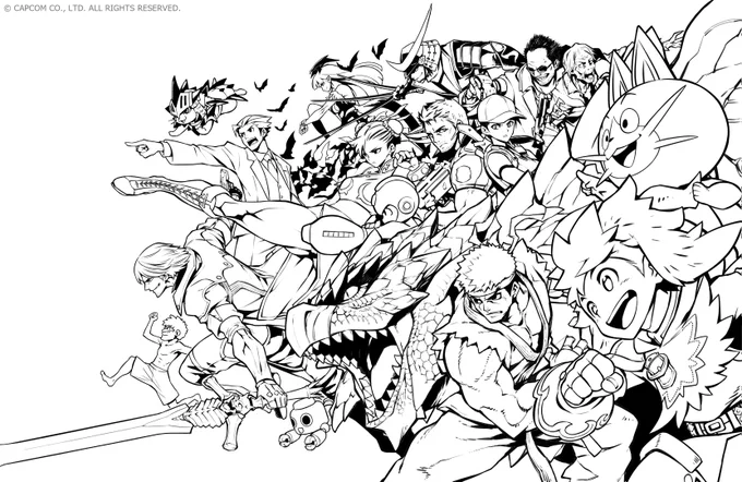 自粛解除にむけてCAPCOMからの最終クエでしょうか?

以前描いたカレンダー用のイラストが特設サイトにて塗り絵ダウンロードできるようです。
https://t.co/HWstw5Iu6f

ちなみに私は塗るのに一枚3日はかかってますw

#CAPCOMからの挑戦状 