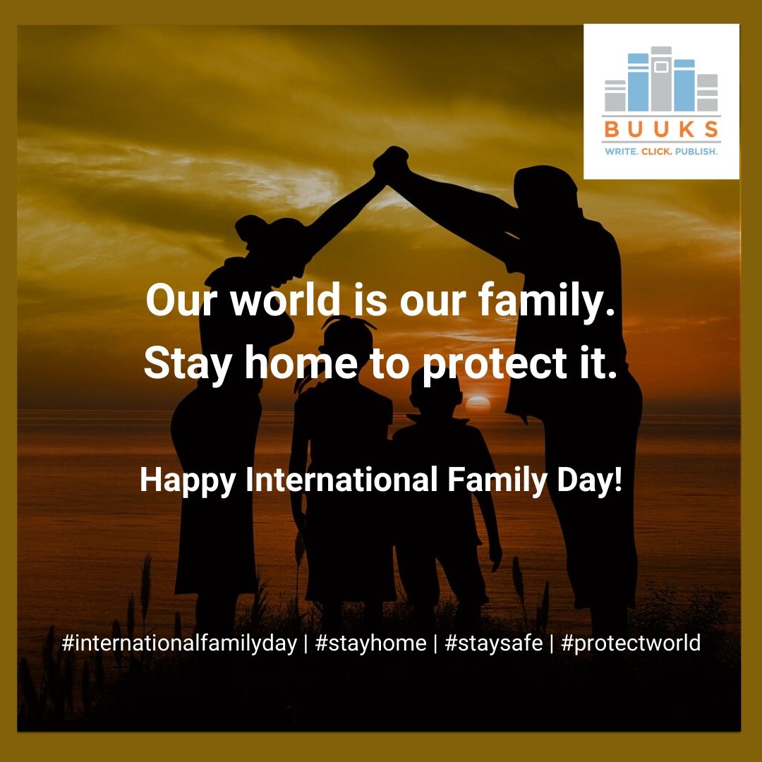 BuuksPublishing's tweet photo. Our world is our family. Stay home to protect it. 

Happy International Family Day!

#internationalfamilyday #stayhome #staysafe #protectworld #booklover #books #BUUKS #indie #IndieAuthors #writersofinstagram #story #poetry #writing #writerscommunity
.
.
https://t.co/IffSw2PvzU https://t.co/FinAgSCxeM