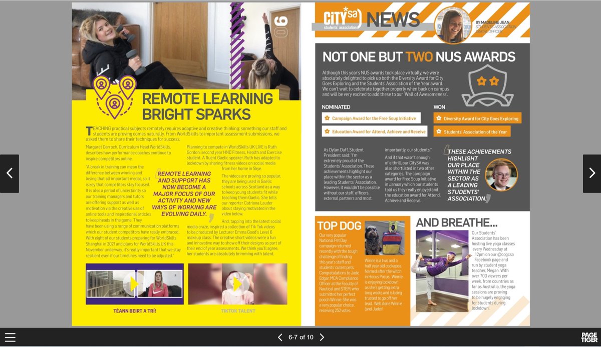 FitnessCoGC's tweet photo. Some great work done by our FHE Year 2 HND students, this month in the COGC newsletter. Fantastic work. 
@Gordon98Ruth @holliboydfitne1  @CofGCollege @SportADCOGC1 https://t.co/jhogkSB451