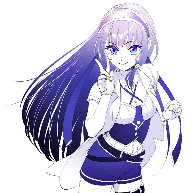 友達の推し描いた
#葵の絵 