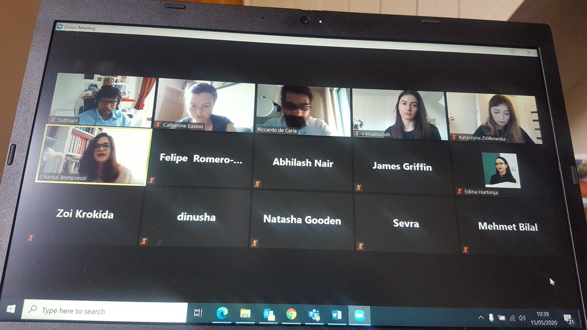 EastonCatherine's tweet photo. Excellent debate in the final #virtualbileta session on #blockchain and #smartcontracts  Thank you to all participants and the organisers @bileta for such a successful event https://t.co/dNfgTyitKh