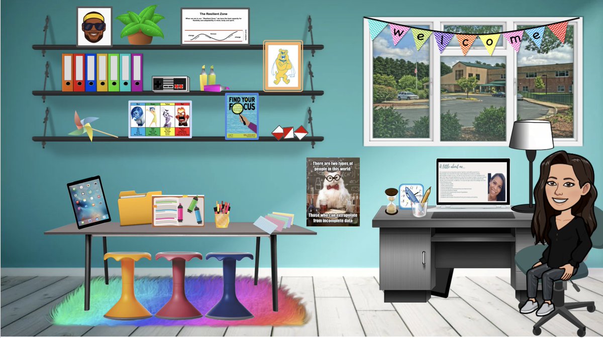 SchPsychMassiel's tweet photo. The School Psychologist is in (virtually)! Check out my new virtual office at: https://t.co/E7QDgTuEPs ...see anything familiar bulldogs? @BaileywickSS @BaileywickWCPSS https://t.co/HwKCgiOYzz