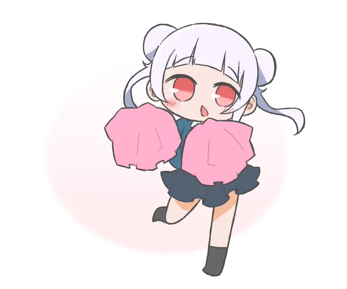チアガールとか似合いそう嵐ちゃん 