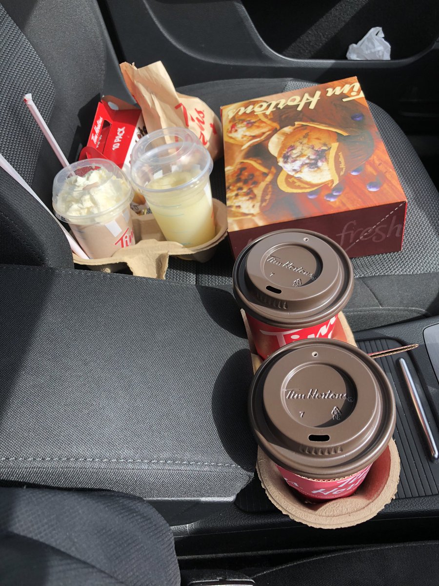 Tillysda's tweet photo. @timhortonsuk THANKYOU Belfast Connswater Timmies. We missed you!! ☕️🍩🥤 https://t.co/Czo6pBmXsn