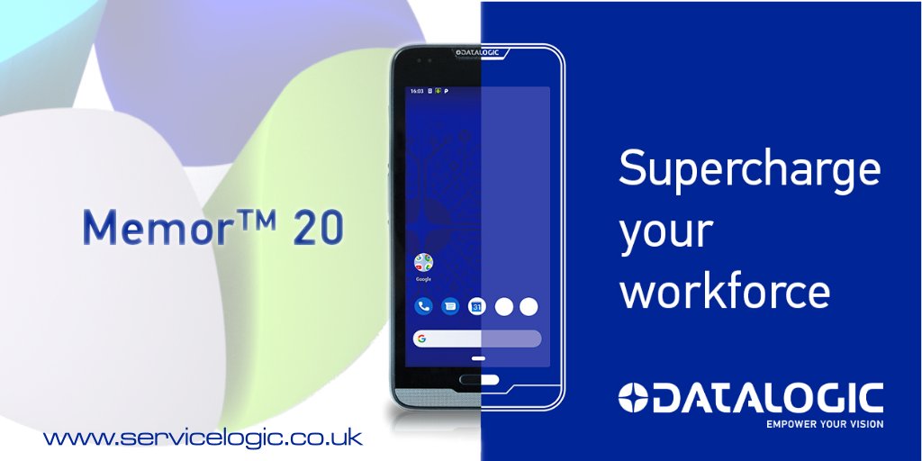 ServiceLogic's tweet image. The new #Android PDA from @DatalogicGroup. Discover the best Full-Touch PDA designed for the most demanding applications along the entire #supplychain.  #MEMOR20. Follow the link for more information from @servicelogic servicelogic.co.uk/mobile-termina…